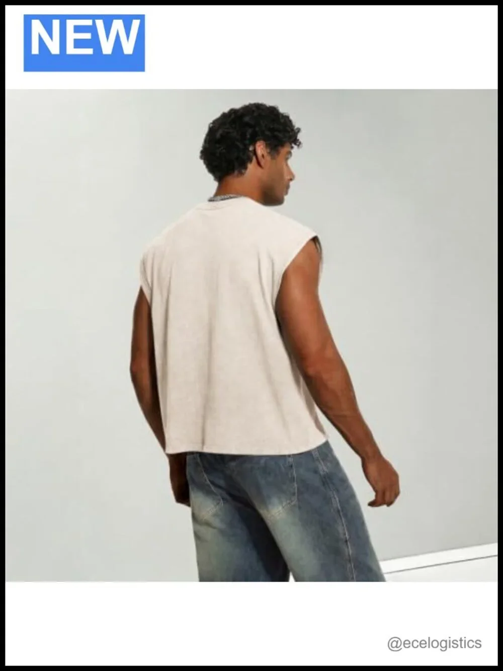 Men's Western Cropped Tank Top Vintage Cowboy Graphic Sleeveless Concert Shirt